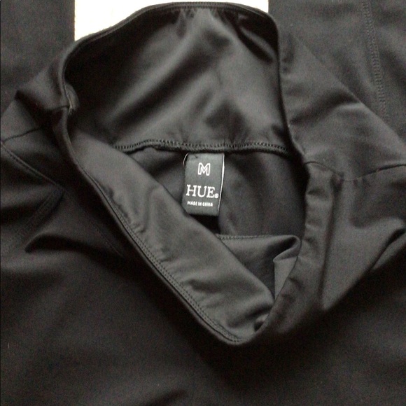 Hue Seamed Blackout Leggings Sz M - Picture 3 of 3